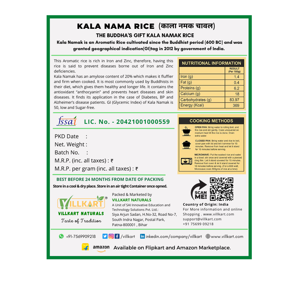 Pure Kala Namak Rice